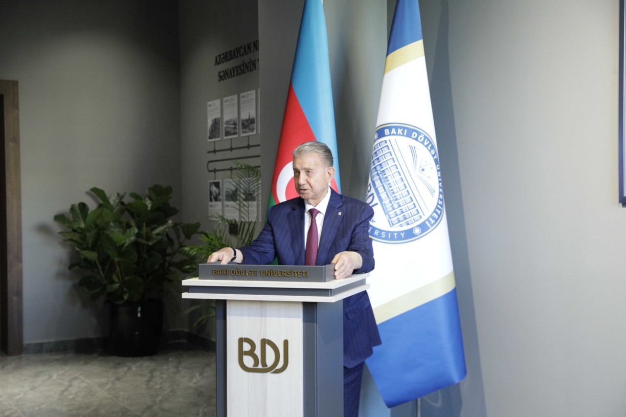 BDU-nun Faydalı qazıntılar muzeyinin təmirdən sonra açılışı oldu - FOTOLAR